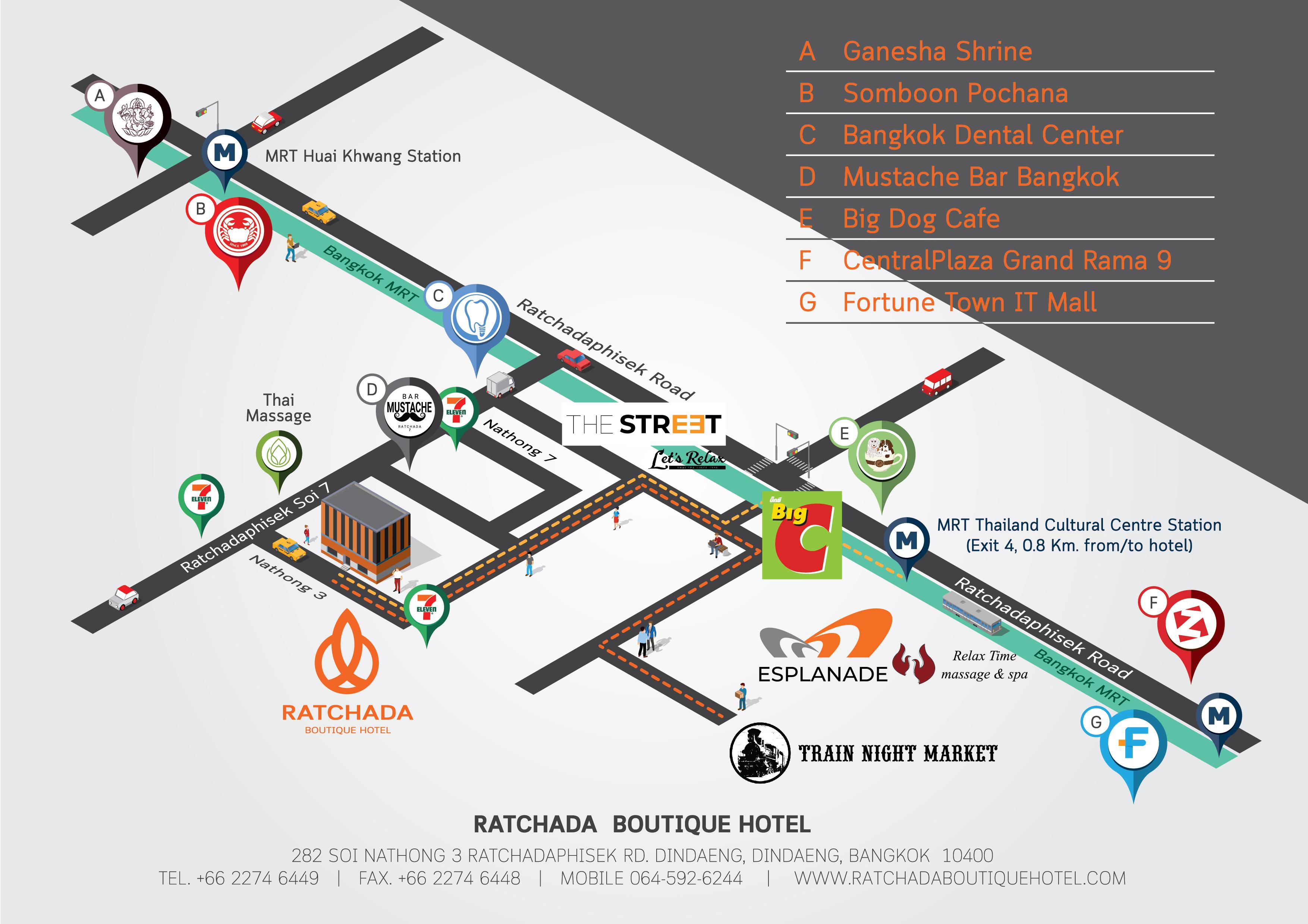Ratchada Boutique Hotel Bangkok Ngoại thất bức ảnh